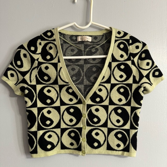 La Hearts Tops - LA Hearts PacSun Yin and Yang Crop Top Size Small